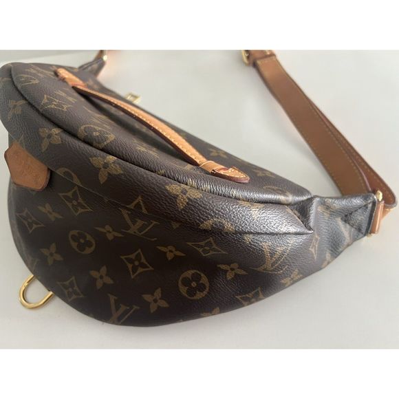 Louis Vuitton LV Monogram Bum Bag Waist Belt Crossbody Brown Canvas - Picture 6 of 10